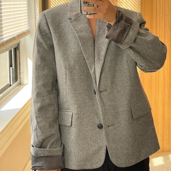 COS Wool-Blend Blazer - Size US 12 - Picture 9 of 10